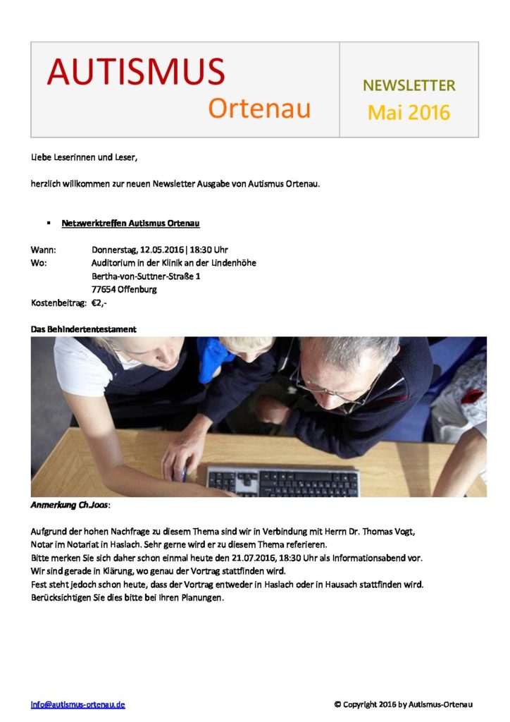 thumbnail of Newsletter 2016-05