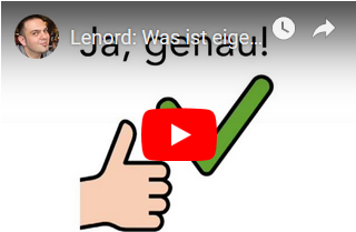Ja, genau. Ein Daumen hoch, ein grüner Haken und das Symbol für Youtube Video starten.
Öffnet eine externe Seite bei Youtube